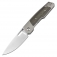 N� Artisan Cutlery Gambit OD Green Micarta 1874G-ODG