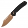 N� CJRB Cutlery Bowie Pyrite Rose Gold Steel J1942-RG