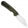 N� CJRB Cutlery Large Pyrite-Light Green G10 J1945L-GN