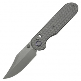 N� Geo Knife Ethereal Cutter Darkwash Titanium GEO2401C