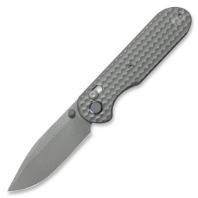 N� Geo Knife Ethereal Cutter Darkwash Titanium GEO2402C