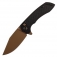N� Kansept Knives Tenable Entity Black Aluminium B1036F1
