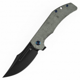 N� Kansept Knives Tenable Orion Green Micarta Nitro V B1089C4
