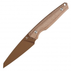 N� Kansept Knives Tenable Parr Brown Micarta Rose Blade G011B7