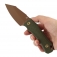 N� Kansept Knives Tenable Loki Olive Green G10 G1058A3