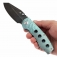 N� Kansept Knives CAVEMAN Green Titanium K1110A3