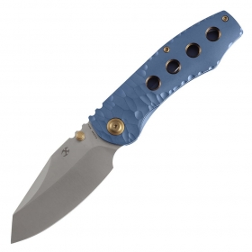 N� Kansept Knives CAVEMAN Blue Titanium K1110A5