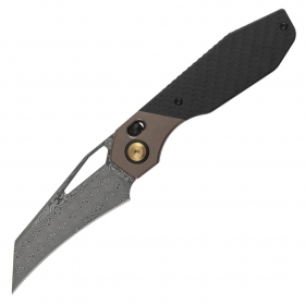 N� Kansept Knives QTRO Bronze Titanium + Carbon Fiber K1118VH2