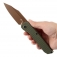 N� Kansept Knives Nettle Olive Green Diamond G10 T1103A4