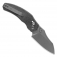 N� Kizer Vanguard Mini Bulldog Black Micarta V3672SA2