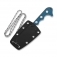 N QSP Knives Neckmuk Blue Micarta QS125-D