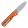 N QSP Knives Canary Orange G10 QS150-B1