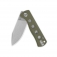 N QSP Knives Canary Olive Green G10 QS150-F1